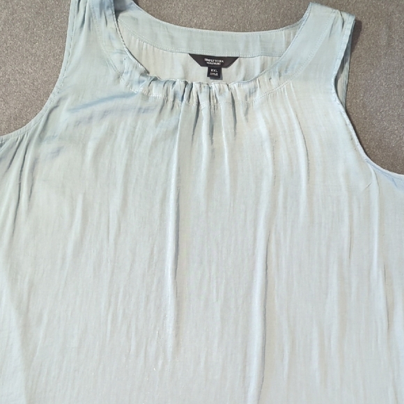 Simply Vera Vera Wang Light Gray Tank Top - Picture 1 of 5